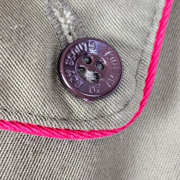 Vintage 1970s Boy Scout green uniform slacks pants - Picture 2 of 7